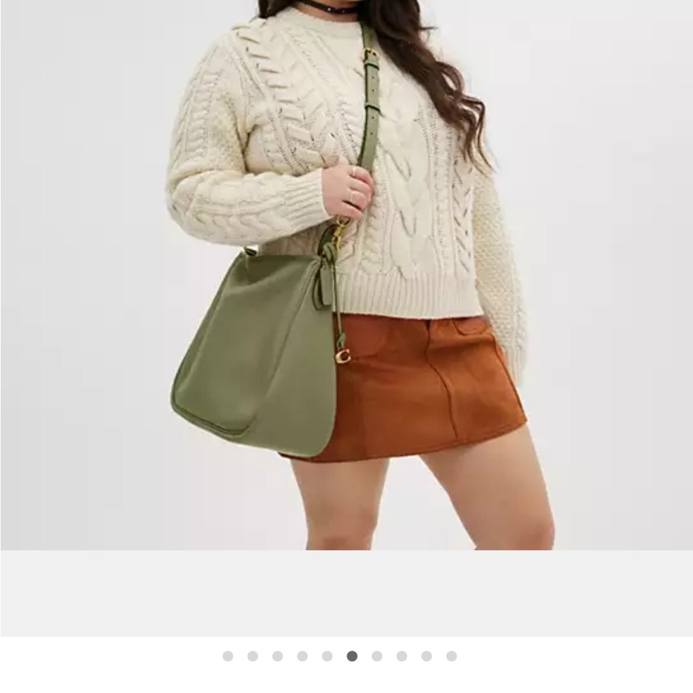 Coach Green Hobo/ Crossbody Shoulder Bag